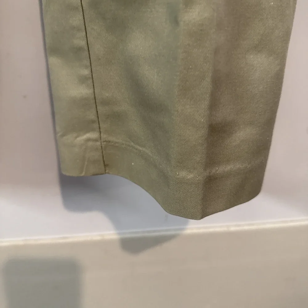 Dickies Pants Boys 10 Khaki Classic Fit Flat Front Straight School Uniform Adjus